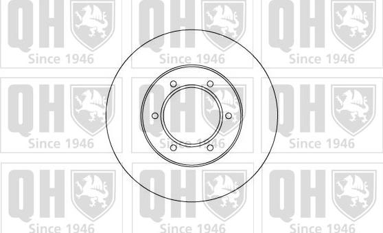 Quinton Hazell BDC5002 - Тормозной диск autospares.lv