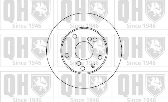 Quinton Hazell BDC5007 - Тормозной диск autospares.lv