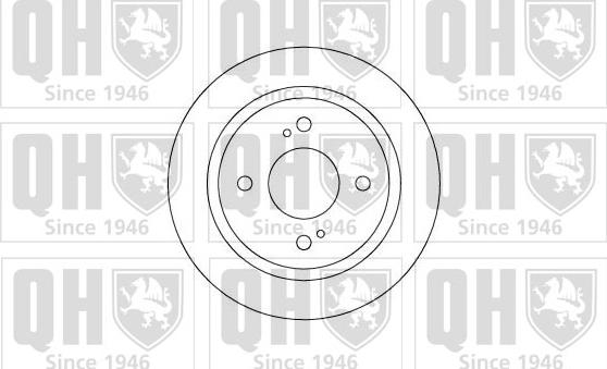 Quinton Hazell BDC5072 - Тормозной диск autospares.lv