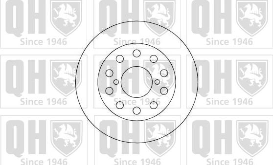 Quinton Hazell BDC5077 - Тормозной диск autospares.lv