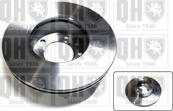 Quinton Hazell BDC5164 - Тормозной диск autospares.lv