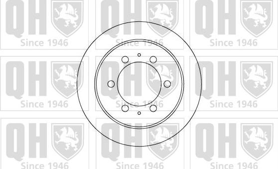 Quinton Hazell BDC5109 - Тормозной диск autospares.lv