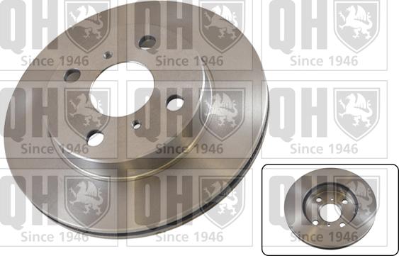 Quinton Hazell BDC5117 - Тормозной диск autospares.lv