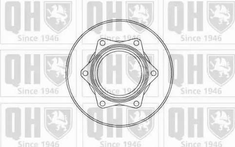 Quinton Hazell BDC5121 - Тормозной диск autospares.lv