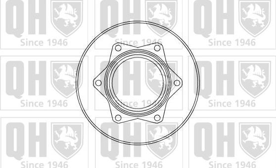 Quinton Hazell BDC5123 - Тормозной диск autospares.lv