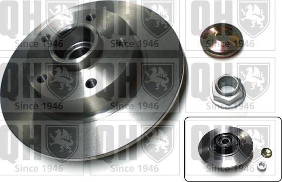 Quinton Hazell BDC5841 - Тормозной диск autospares.lv