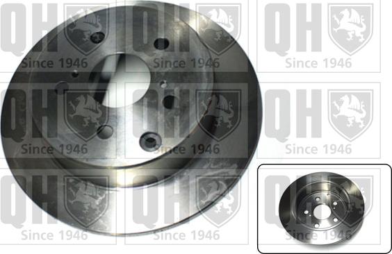 Quinton Hazell BDC5881 - Тормозной диск autospares.lv
