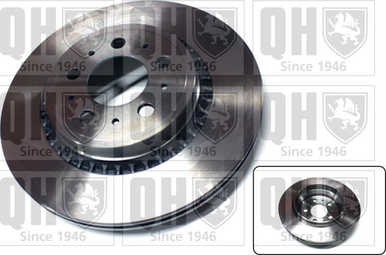 Quinton Hazell BDC5357 - Тормозной диск autospares.lv