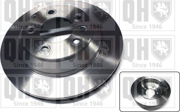 Quinton Hazell BDC5372 - Тормозной диск autospares.lv