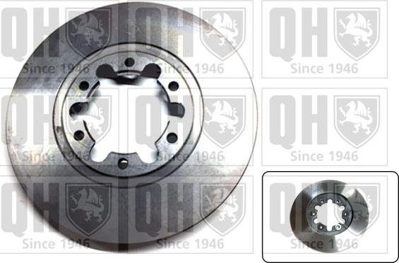 Quinton Hazell BDC5262 - Тормозной диск autospares.lv