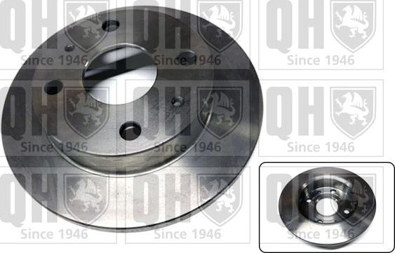 Quinton Hazell BDC5205 - Тормозной диск autospares.lv