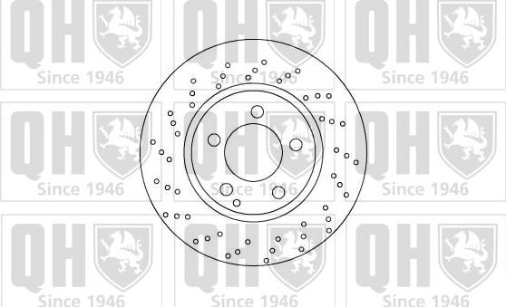 Quinton Hazell BDC5207 - Тормозной диск autospares.lv