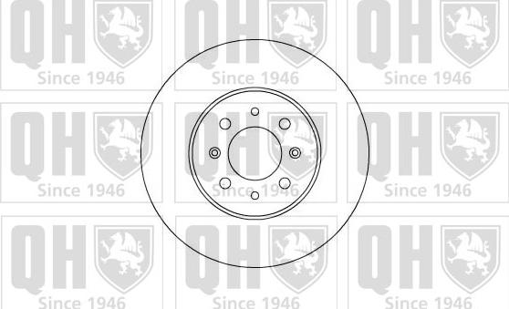 Quinton Hazell BDC5211 - Тормозной диск autospares.lv