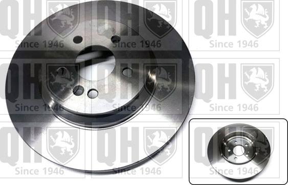 Quinton Hazell BDC5232 - Тормозной диск autospares.lv