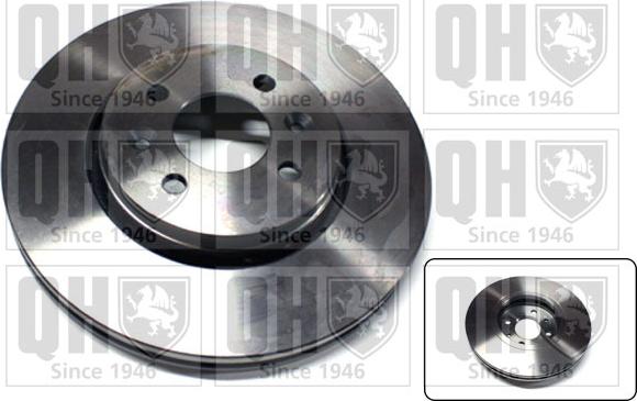 Quinton Hazell BDC6054 - Тормозной диск autospares.lv