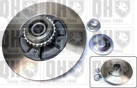 Quinton Hazell BDC6001 - Тормозной диск autospares.lv