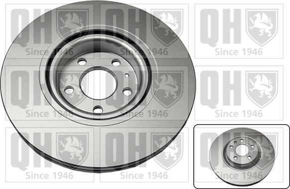 Quinton Hazell BDC6176 - Тормозной диск autospares.lv