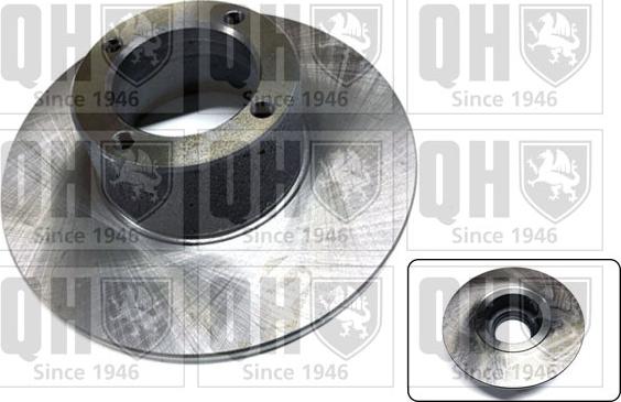 Quinton Hazell BDC1004 - Тормозной диск autospares.lv