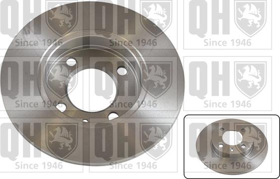 Quinton Hazell BDC1010 - Тормозной диск autospares.lv