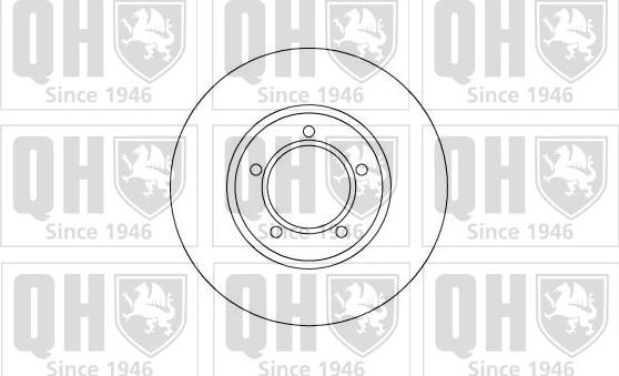 Quinton Hazell BDC1085 - Тормозной диск autospares.lv