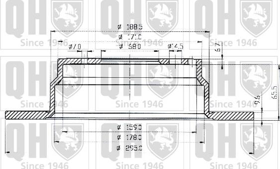 Quinton Hazell BDC3914 - Тормозной диск autospares.lv