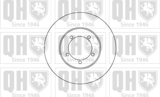 Quinton Hazell BDC3472 - Тормозной диск autospares.lv