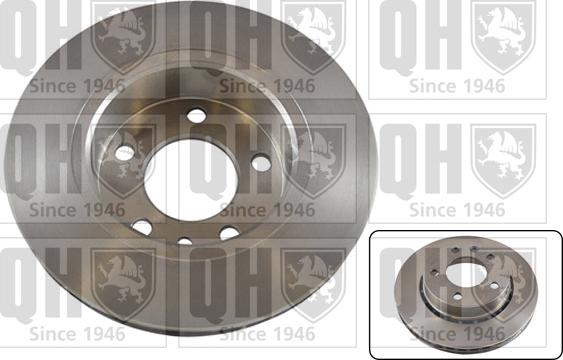 Quinton Hazell BDC3543 - Тормозной диск autospares.lv