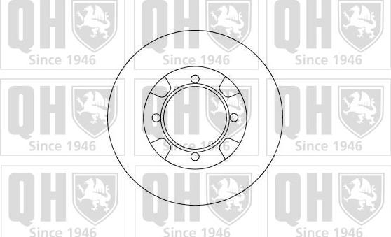 Quinton Hazell BDC3655 - Тормозной диск autospares.lv