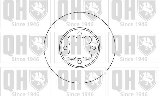 Quinton Hazell BDC3604 - Тормозной диск autospares.lv