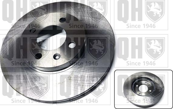 Quinton Hazell BDC3605 - Тормозной диск autospares.lv