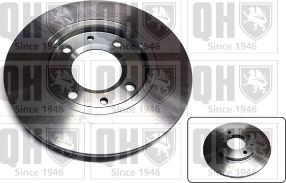 Quinton Hazell BDC3689 - Тормозной диск autospares.lv