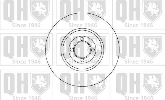 Quinton Hazell BDC3113 - Тормозной диск autospares.lv