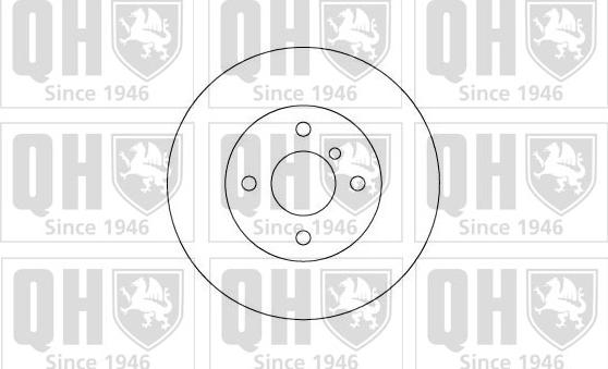 Quinton Hazell BDC3126 - Тормозной диск autospares.lv