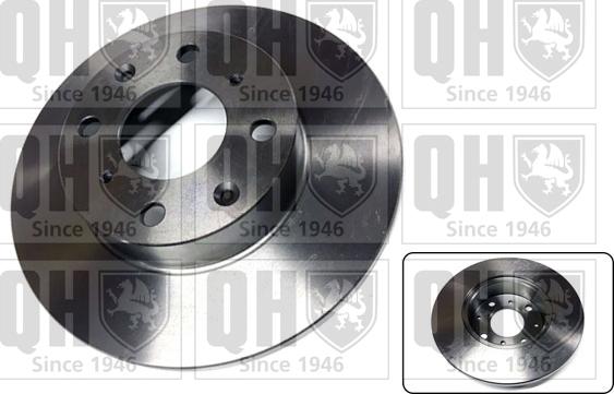 Quinton Hazell BDC3801 - Тормозной диск autospares.lv