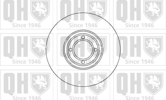 Quinton Hazell BDC3355 - Тормозной диск autospares.lv