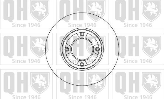 Quinton Hazell BDC3333 - Тормозной диск autospares.lv