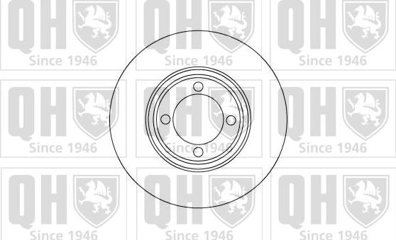 Quinton Hazell BDC3329 - Тормозной диск autospares.lv