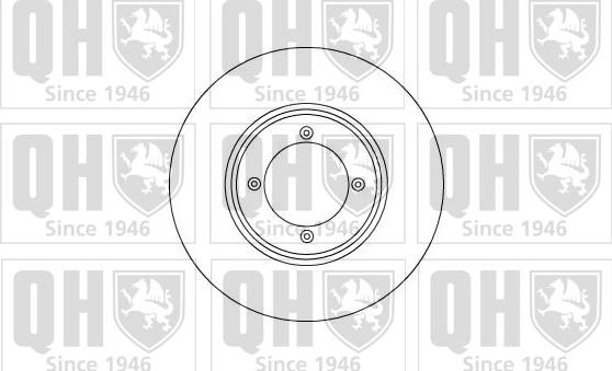 Quinton Hazell BDC3372 - Тормозной диск autospares.lv