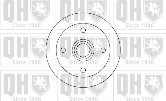 Quinton Hazell BDC3260 - Тормозной диск autospares.lv