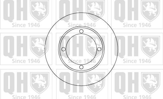 Quinton Hazell BDC3268 - Тормозной диск autospares.lv