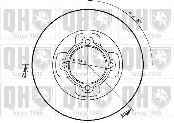 Quinton Hazell BDC3217 - Тормозной диск autospares.lv