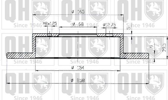 Quinton Hazell BDC3790 - Тормозной диск autospares.lv