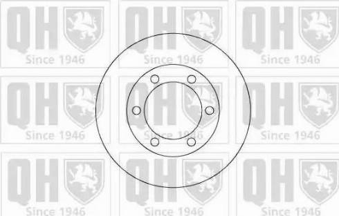 Quinton Hazell BDC3781 - Тормозной диск autospares.lv