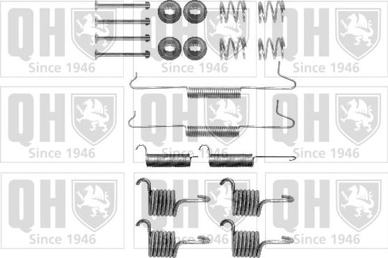 Quinton Hazell BFK419 - Комплектующие, барабанный тормозной механизм autospares.lv