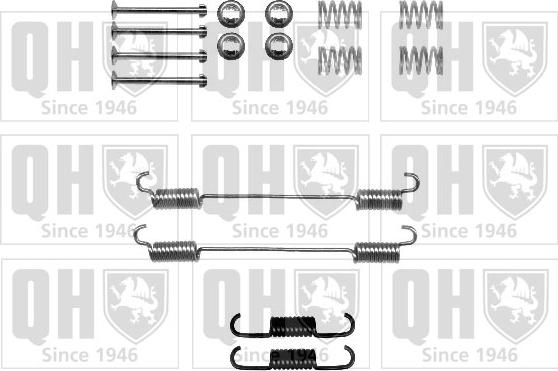 Quinton Hazell BFK437 - Комплектующие, барабанный тормозной механизм autospares.lv