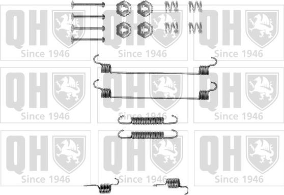 Quinton Hazell BFK426 - Комплектующие, барабанный тормозной механизм autospares.lv