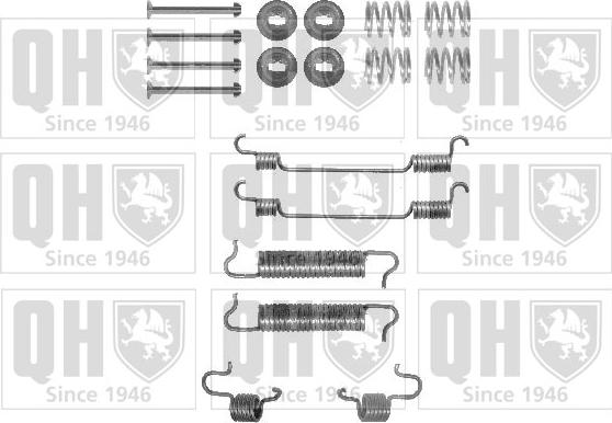 Quinton Hazell BFK427 - Комплектующие, барабанный тормозной механизм autospares.lv