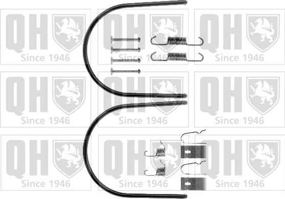 Quinton Hazell BFK347 - Комплектующие, барабанный тормозной механизм autospares.lv