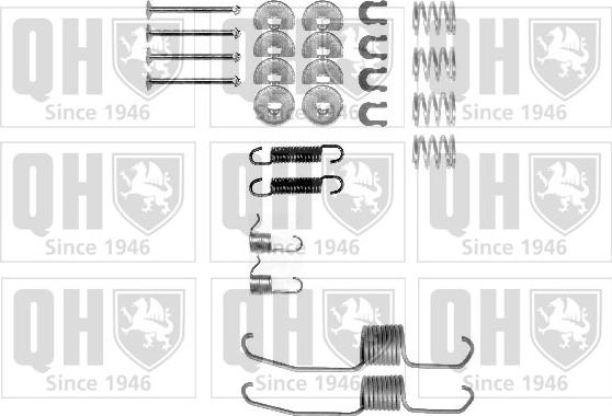 Quinton Hazell BFK310 - Комплектующие, барабанный тормозной механизм autospares.lv