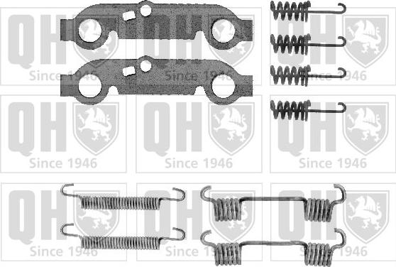 Quinton Hazell BFK328 - Комплектующие, стояночная тормозная система autospares.lv